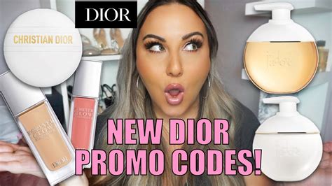 dior promo code for free gift